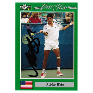Robbie Weiss Signed Men`s Card Memorabilia Netpro