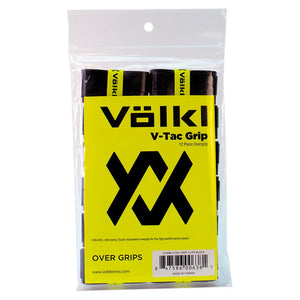 V Tac Tennis Overgrip 12 Pack Black Accessories Volkl