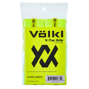 V Tac Tennis Overgrip 12 Pack Neon Yellow Accessories Volkl