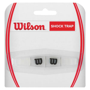 Shock Trap Tennis Dampener Clear and Black Accessories Wilson