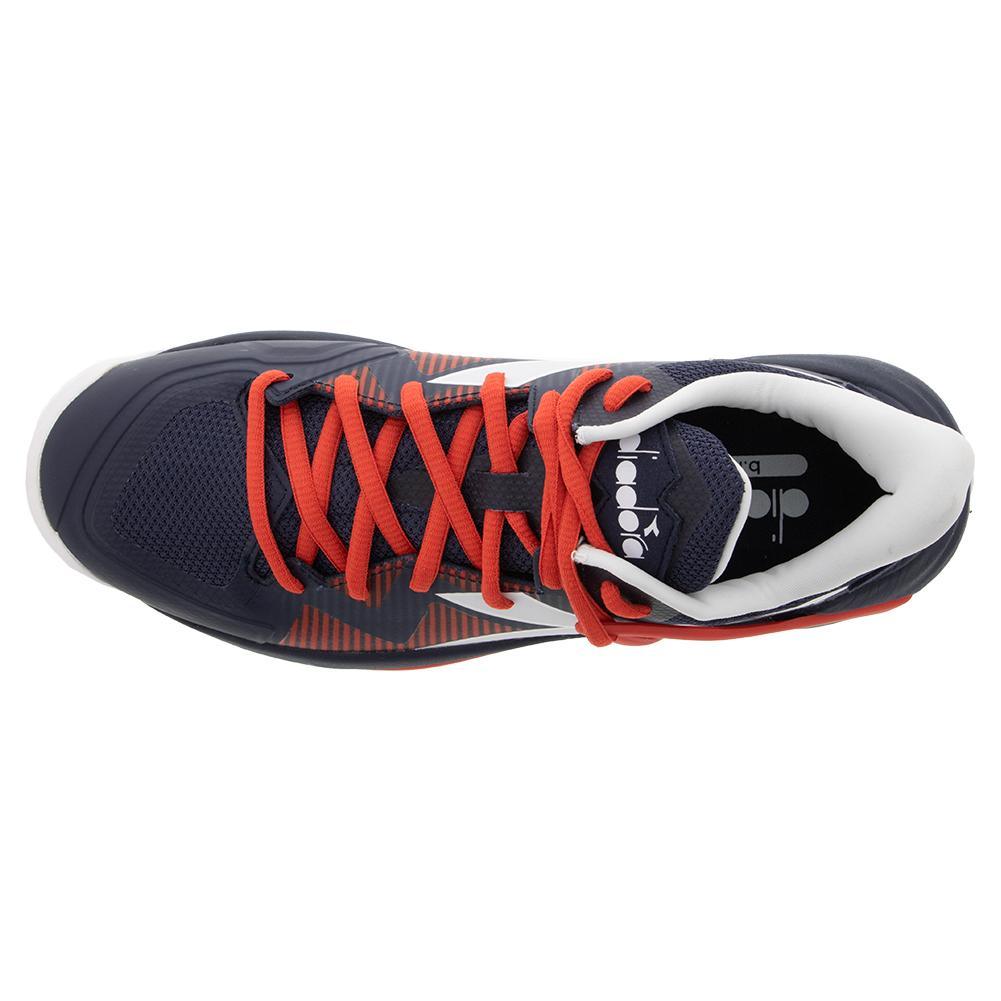 Men's B.Icon 2 AG Tennis Shoes Blue Corsair and White Footwear Diadora