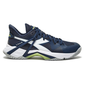 Men`s B.Icon 2 AG Tennis Shoes Pageant Blue and White Footwear Diadora