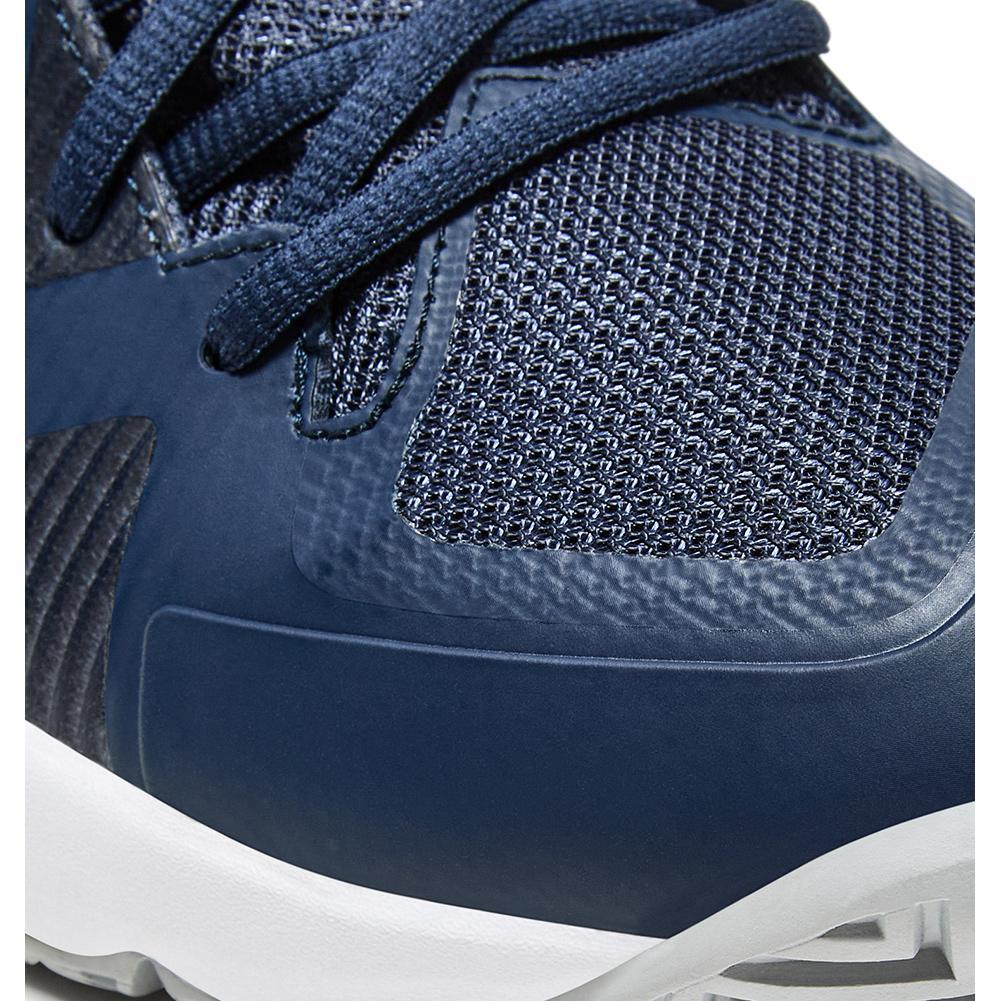 Men`s B.Icon 2 AG Tennis Shoes Pageant Blue and White Footwear Diadora