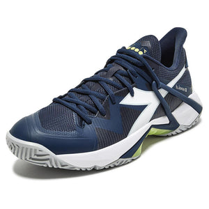 Men`s B.Icon 2 AG Tennis Shoes Pageant Blue and White Footwear Diadora