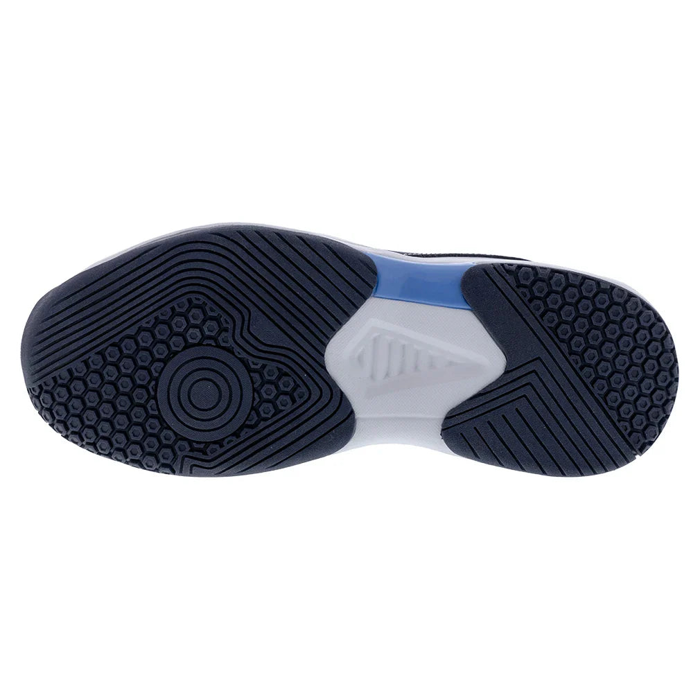 Juniors` S. Challenge 5 SL Tennis Shoes White and Blue Corsair Footwear Diadora