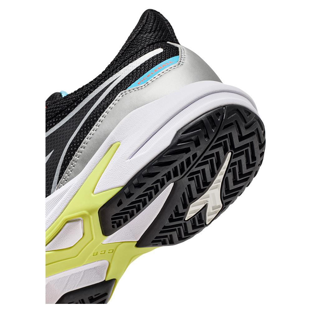 Men's Trofeo 2 AG Pickleball Shoes Black and Silver Footwear Diadora