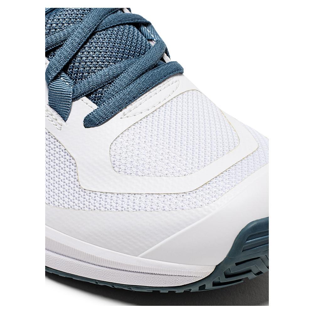 Men's Trofeo 2 AG Pickleball Shoes White and Oceanview Footwear Diadora