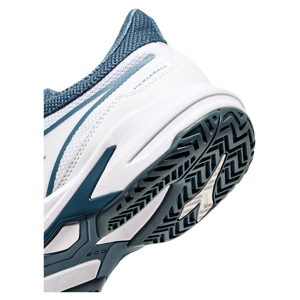 Men's Trofeo 2 AG Pickleball Shoes White and Oceanview Footwear Diadora