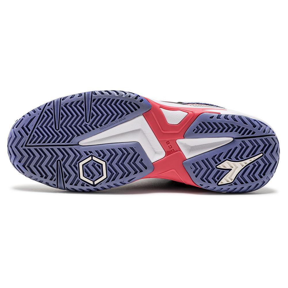 Women's Trofeo 2 AG Pickleball Shoes Black and Calypso Cora Footwear Diadora
