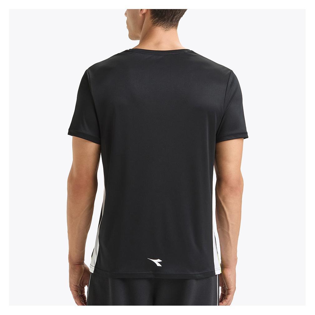 Men`s Short Sleeve Tennis Crew Apparel Diadora