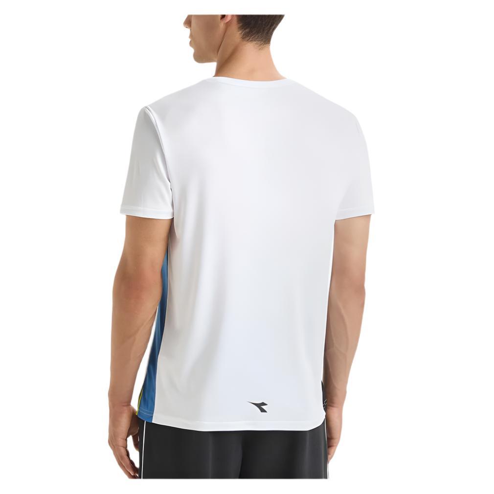 Men`s Short Sleeve Tennis Crew Apparel Diadora