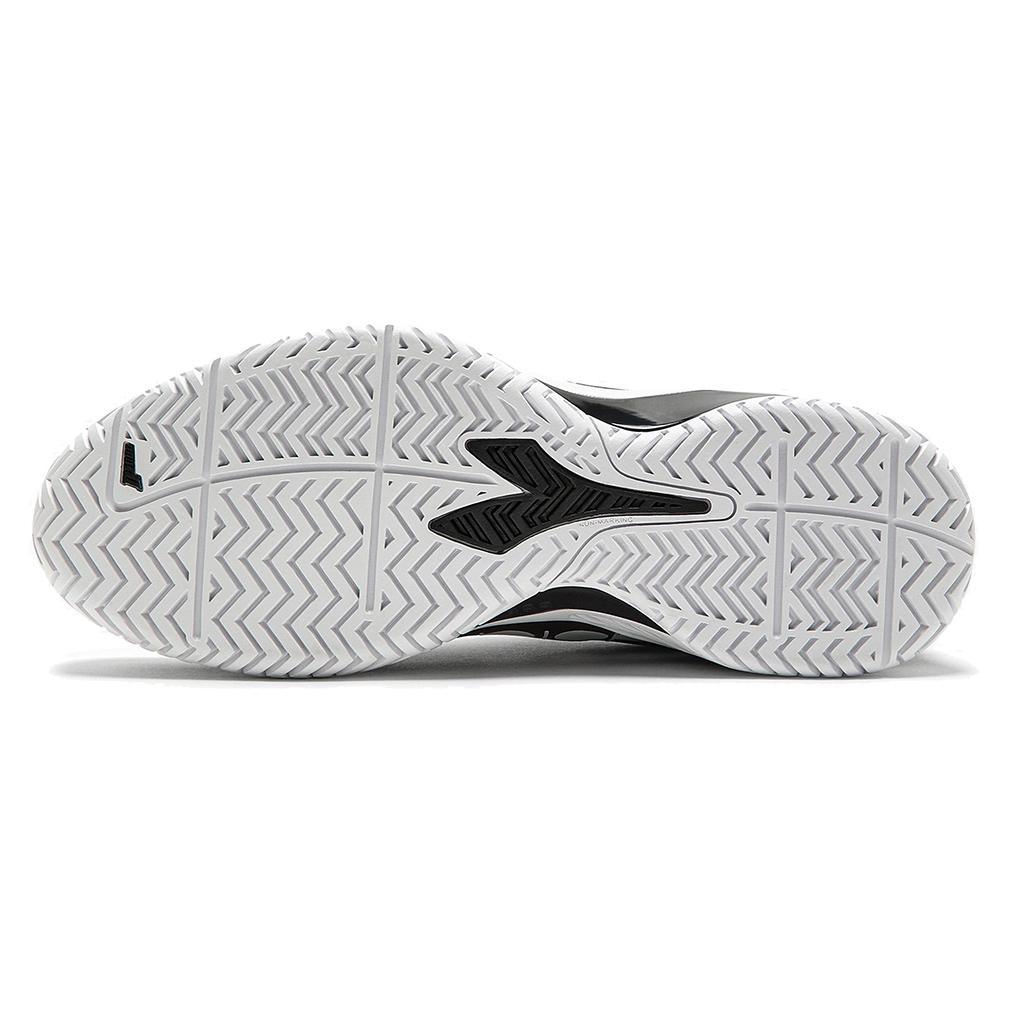 Men's Blushield Torneo 2 AG Tennis Shoes Black and White Footwear Diadora