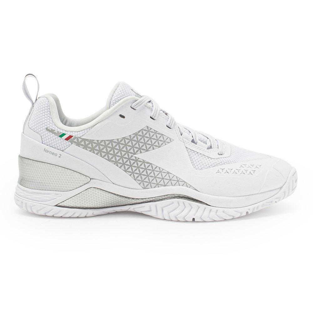 Women's Blushield Torneo 2 AG Tennis Shoes White Footwear Diadora