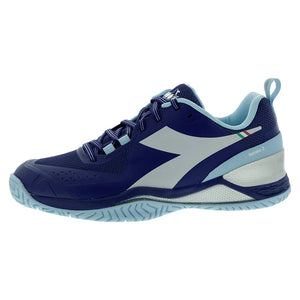 Women's Blushield Torneo 2 AG Tennis Shoes Blueprint and White Footwear Diadora