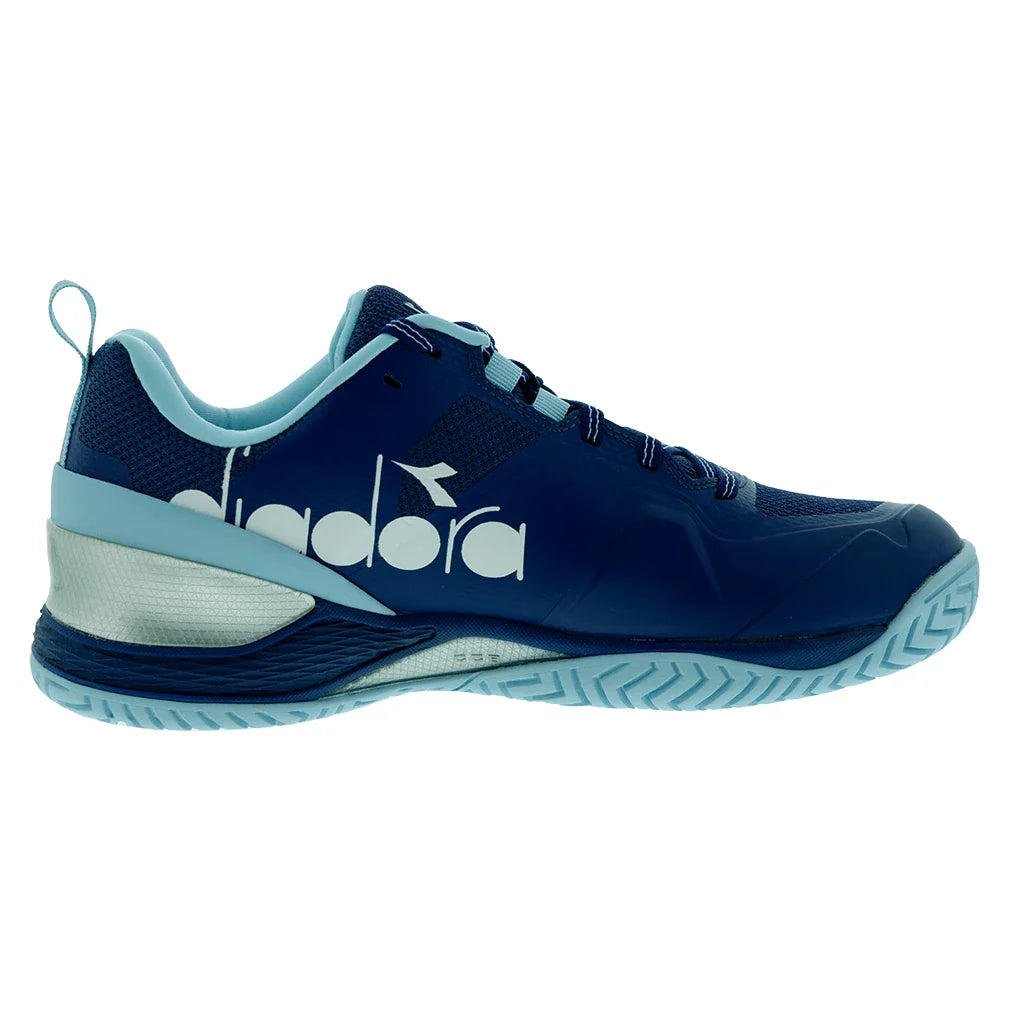 Women's Blushield Torneo 2 AG Tennis Shoes Blueprint and White Footwear Diadora