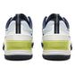 Men`s Blushield Torneo 2 Clay Tennis Shoes White and Pageant Blue Footwear Diadora