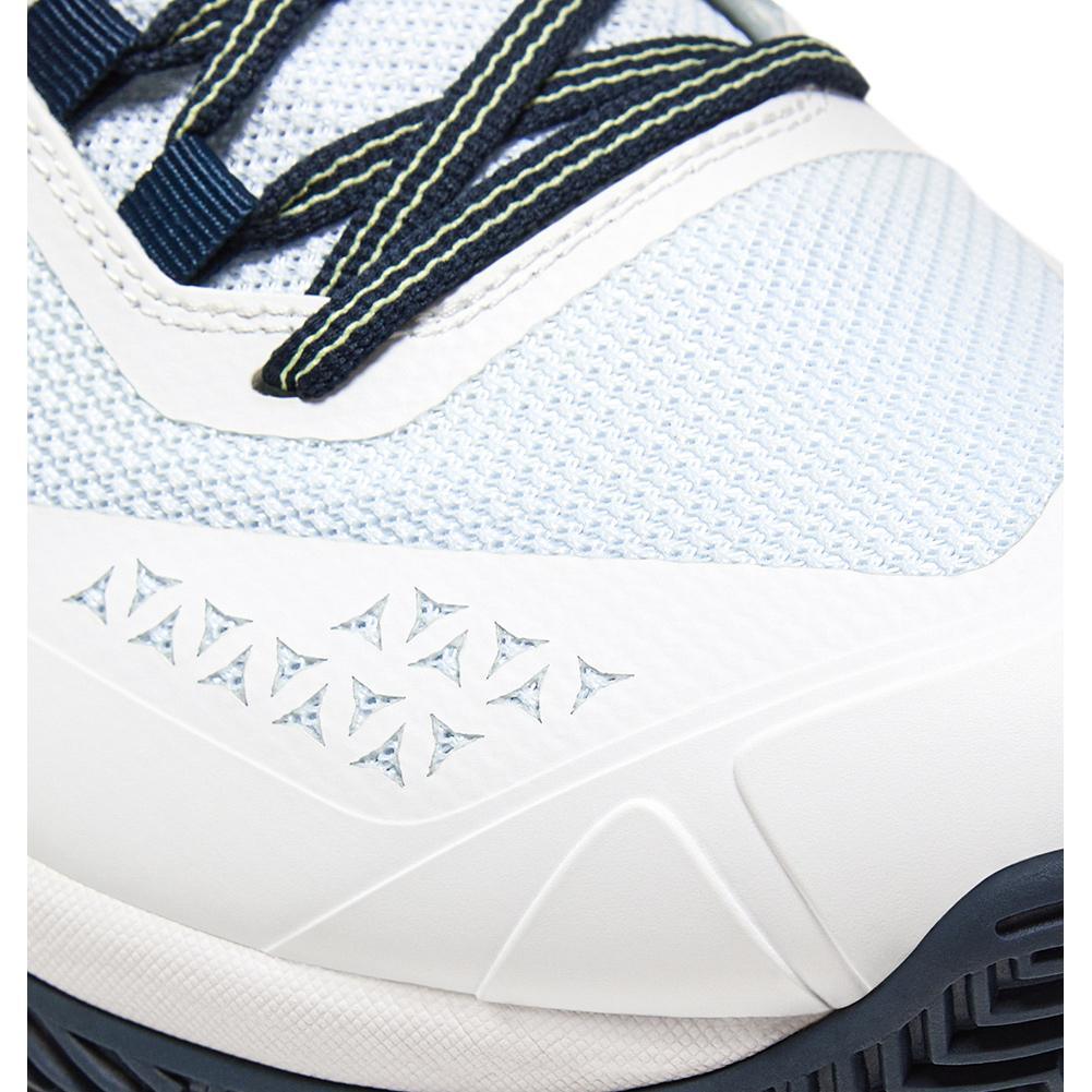 Men`s Blushield Torneo 2 Clay Tennis Shoes White and Pageant Blue Footwear Diadora