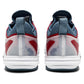 Men's Speed Blushield Fly 4 AG Tennis Shoes White and Oceanview Footwear Diadora