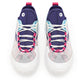 Women's Speed Blushield Fly 4 Clay Tennis Shoes White and Blueprint Footwear Diadora