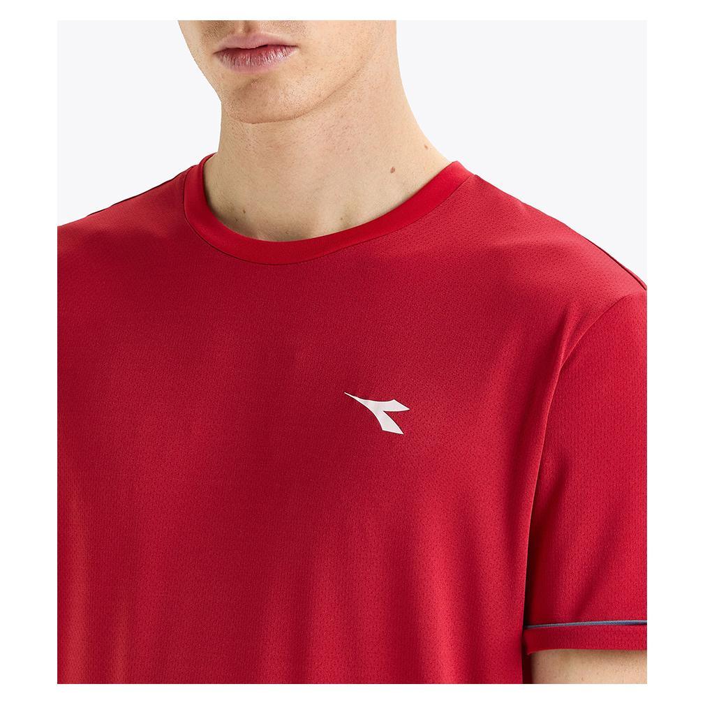 Men's Short Sleeve Tennis Tee Chili Pepper Apparel Diadora