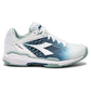 Women's Speed Competition 7 AG Tennis Shoes White and Surf Spray Footwear Diadora