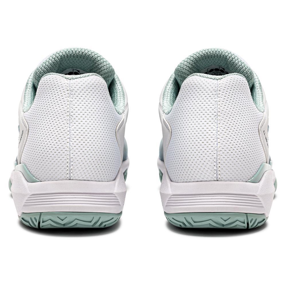 Women's Speed Competition 7 AG Tennis Shoes White and Surf Spray Footwear Diadora