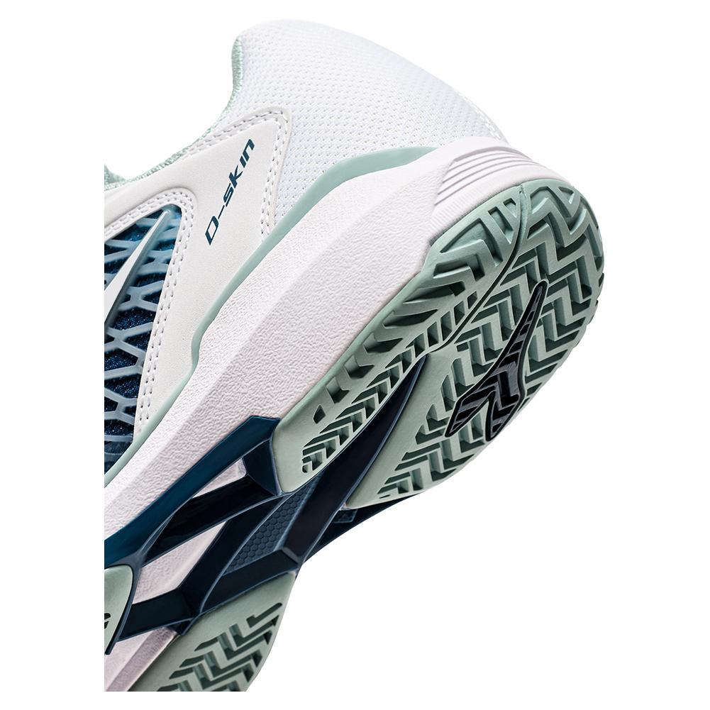 Women's Speed Competition 7 AG Tennis Shoes White and Surf Spray Footwear Diadora