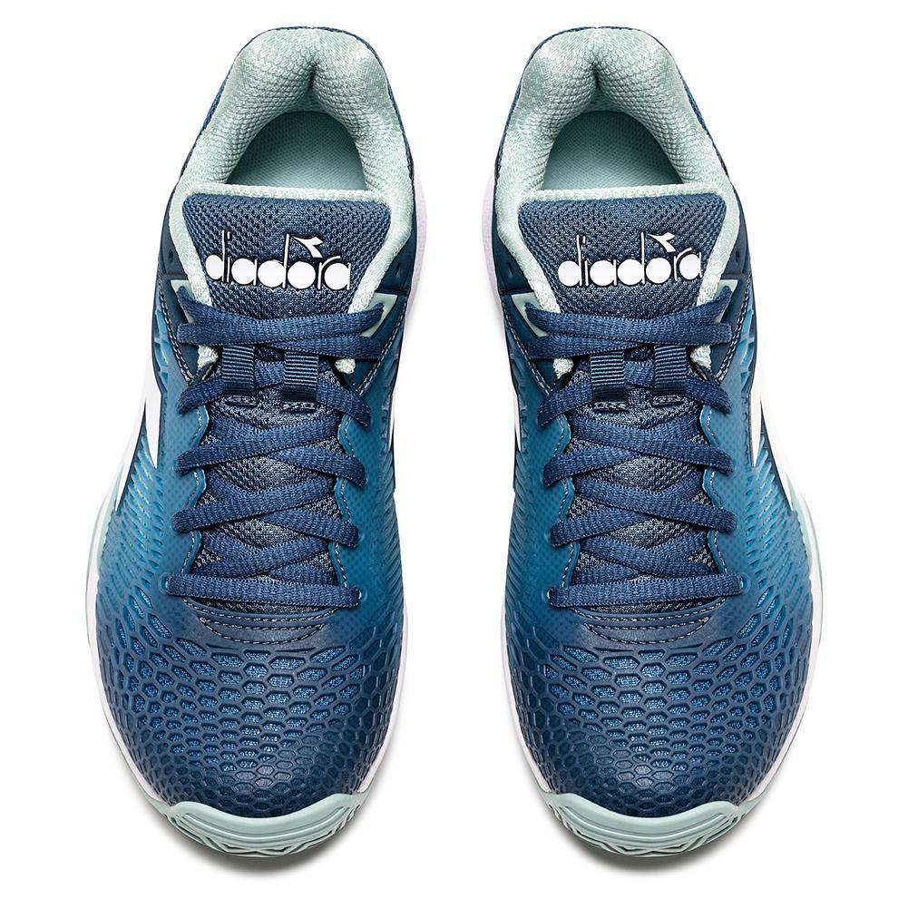 Women's Speed Competition 7 AG Tennis Shoes Legion Blue and Surf Spray Footwear Diadora