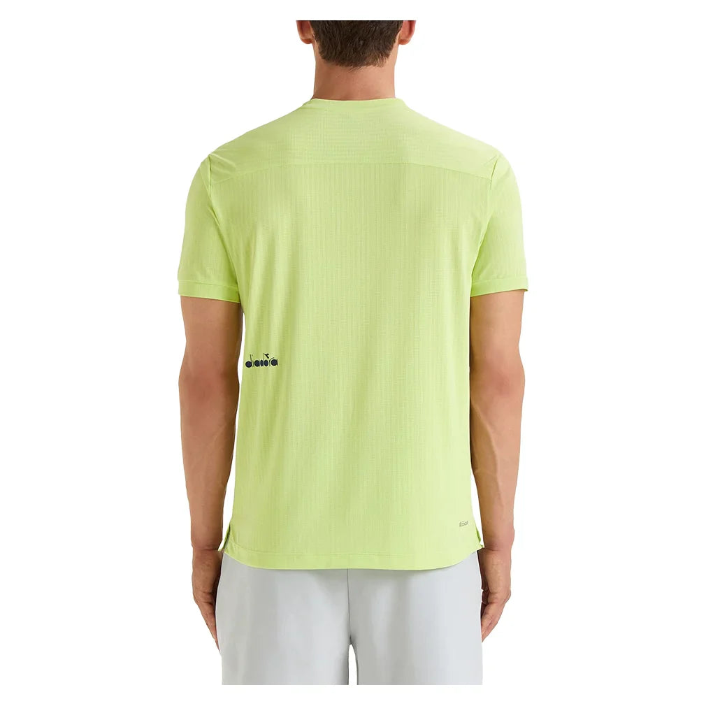 Mens Short Sleeve Icon Tennis Top Apparel Diadora