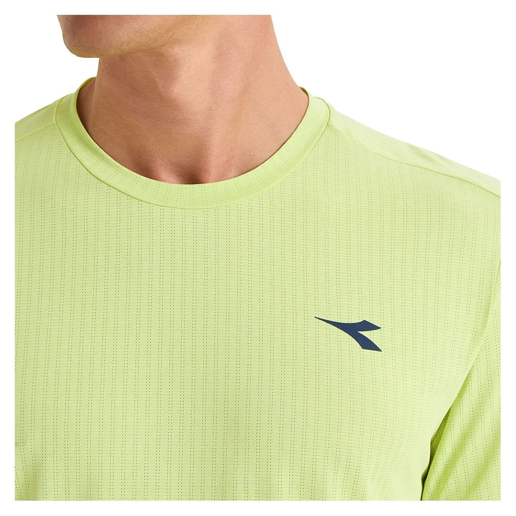 Mens Short Sleeve Icon Tennis Top Apparel Diadora