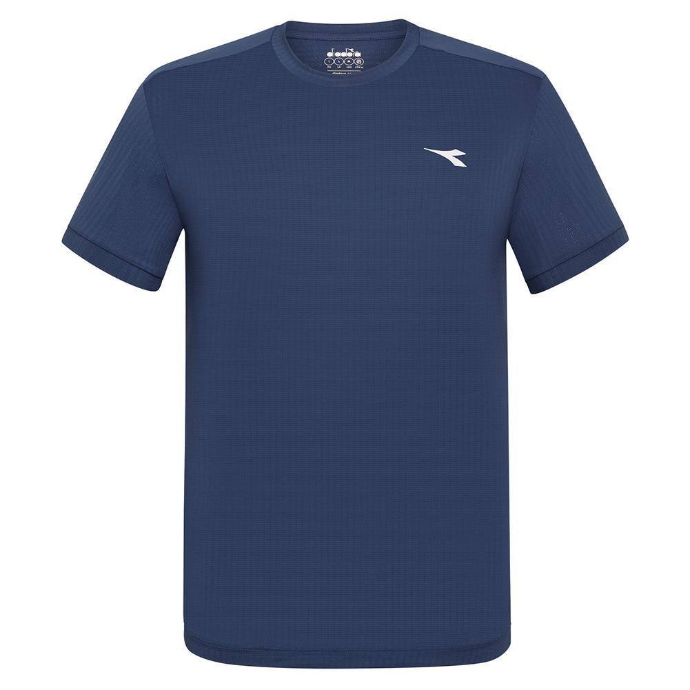 Mens Short Sleeve Icon Tennis Top Apparel Diadora