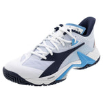 Men`s B.Icon 3 Tennis Shoes White and Blue Corsair Footwear Diadora