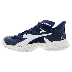 Men`s B.Icon 3 Tennis Shoes Blue Corsair and White Footwear Diadora