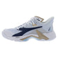 Women`s B.Icon 3 Tennis Shoes White and Blue Corsair Footwear Diadora