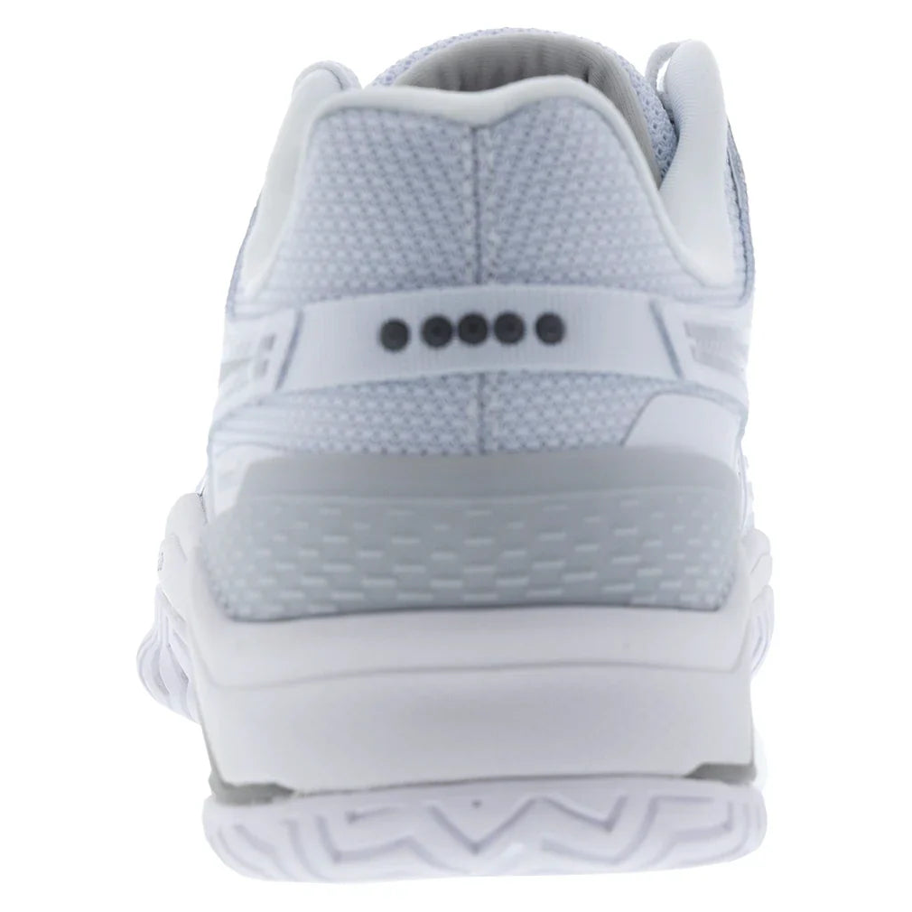 Men`s Blushield Torneo 3 Tennis Shoes White and Silver Footwear Diadora