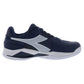 Men`s Blushield Torneo 3 Clay Tennis Shoes Blue Corsair and White Footwear Diadora