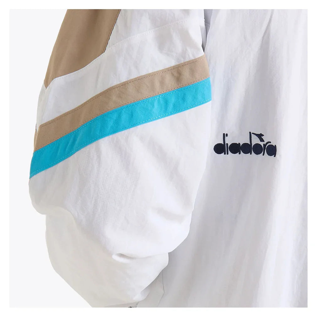 Unisex Icon Tennis Track Jacket Optical White Apparel Diadora