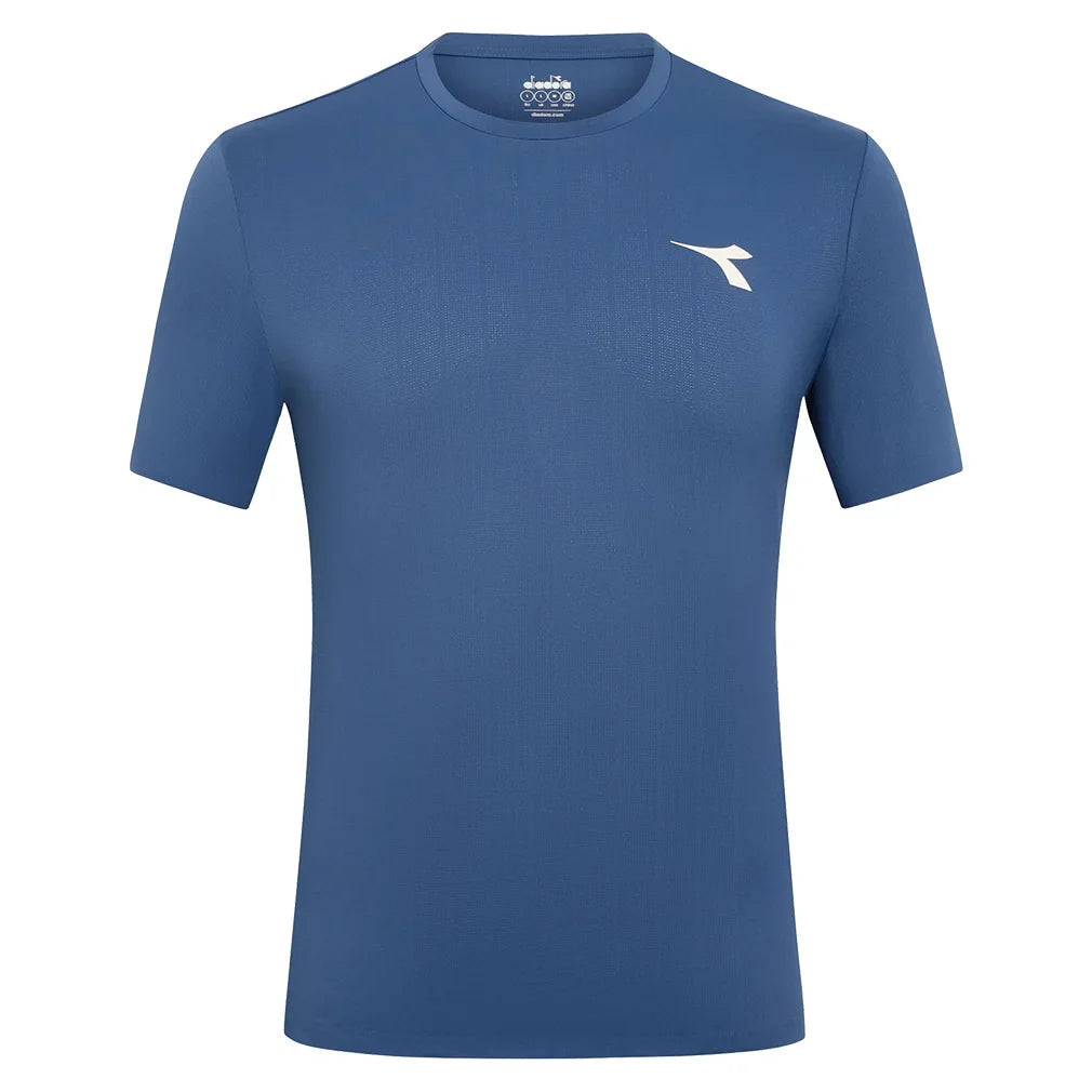 Men`s Short Sleeve Icon Tennis Top Apparel Diadora