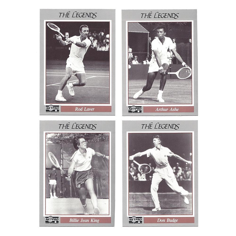 NETPRO Legend Tennis Collector Card Set Memorabilia Tennis Express