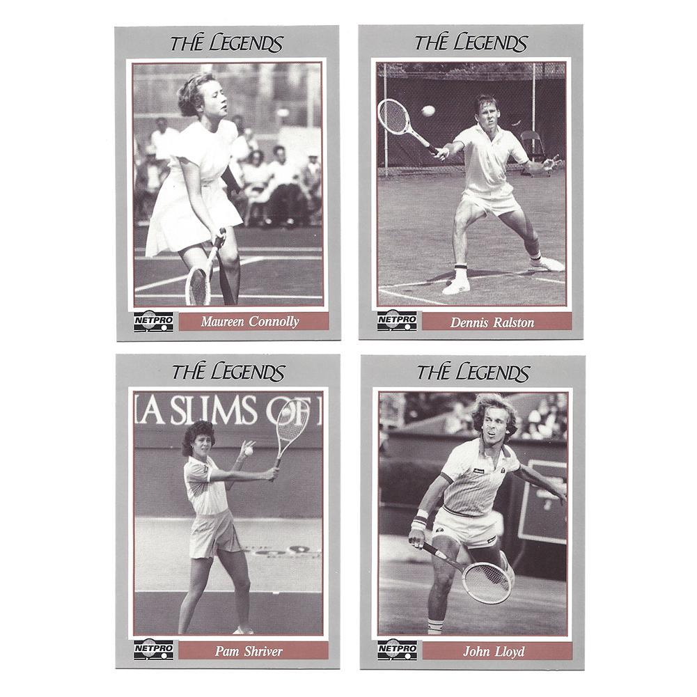 NETPRO Legend Tennis Collector Card Set Memorabilia Tennis Express