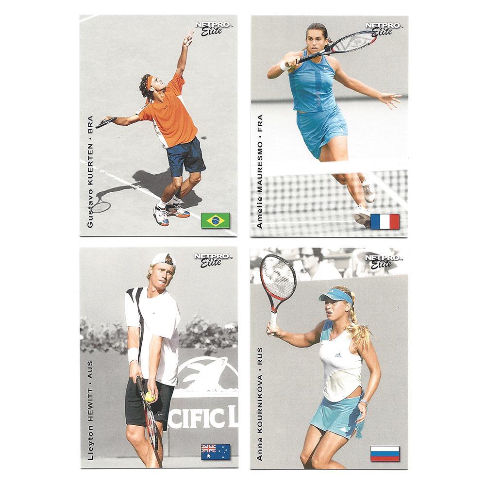 NETPRO Elite Event Edition Tennis Collector Card Set Memorabilia Netpro