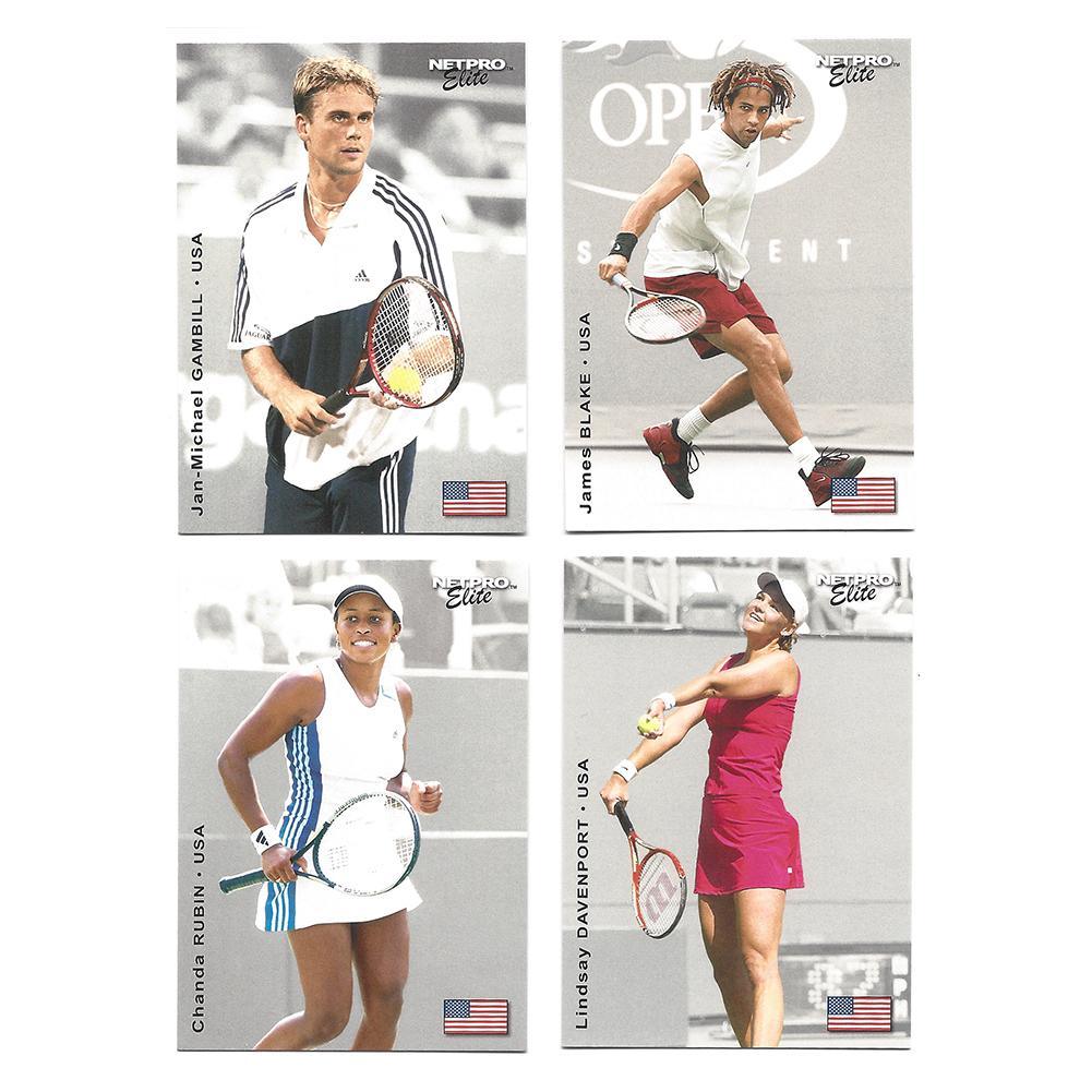 NETPRO Elite Event Edition Tennis Collector Card Set Memorabilia Netpro