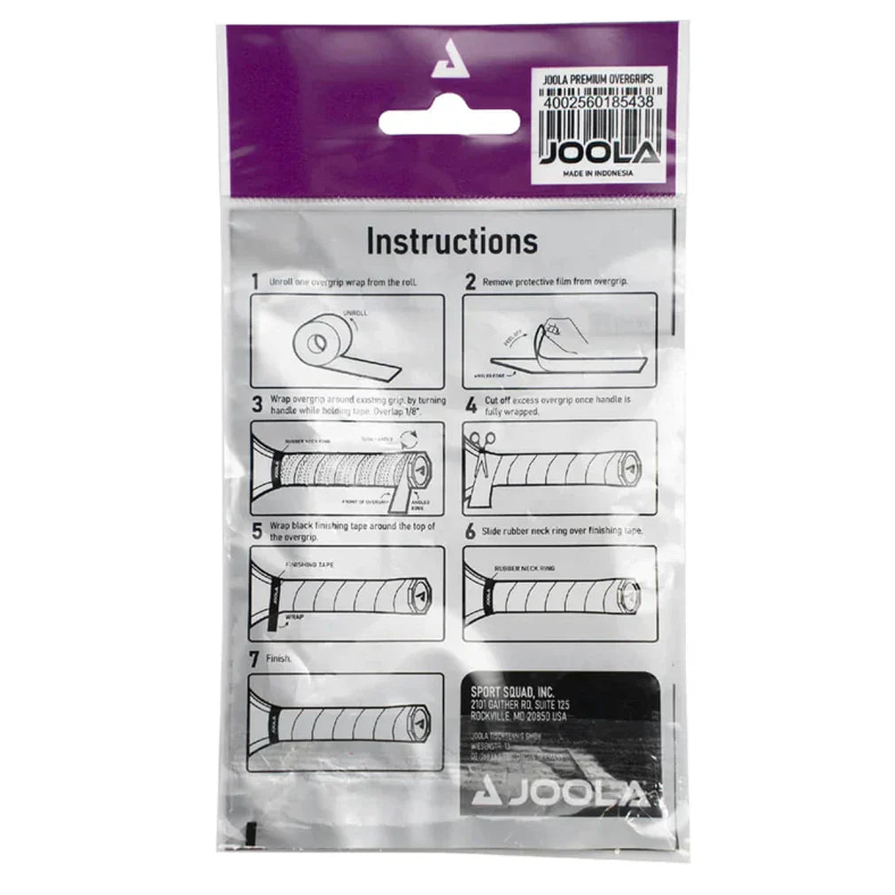 Premium Pickleball Overgrip 4 Pack Accessories Joola