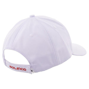 All Court Performance Cap White and Red Solinco