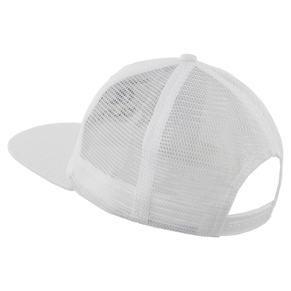 Trucker Cap Snap Back White and Blue Solinco