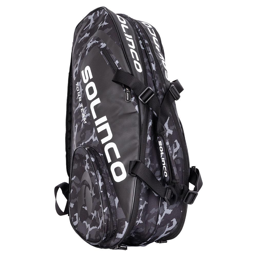 Midnight Camo 6 Pack Tennis Racquet Bag Bags Solinco