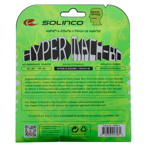 Hyper Mach-BD 17g Hybrid Tennis String Set Strings Solinco