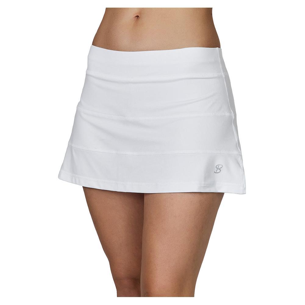Women's UV Colors 13 Inch Tennis Skort White Apparel Sofibella