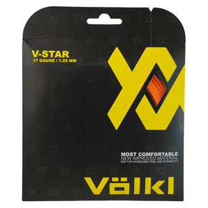 V Star Tennis String Fluo Orange Strings Volkl