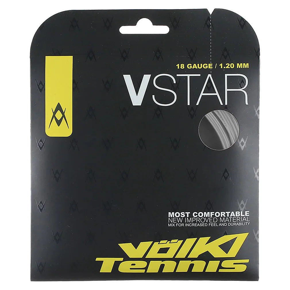 V Star Tennis String Silver Strings Volkl